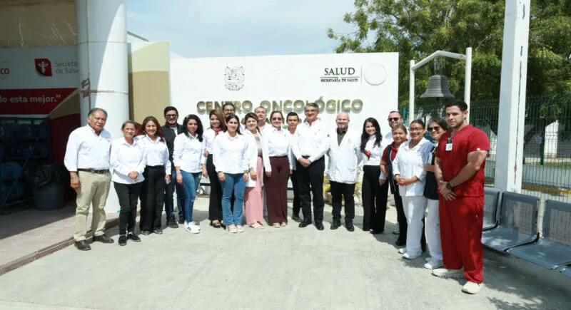 Supervisa Américo modernización del Centro Oncológico de Tamaulipas