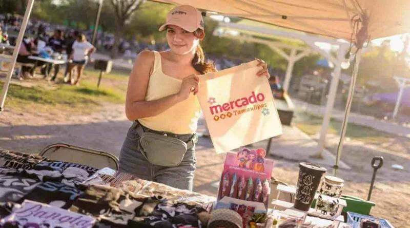 Incentiva INJUVE emprendimiento juvenil con “Mercado Tamaulipas” en Nuevo Laredo
