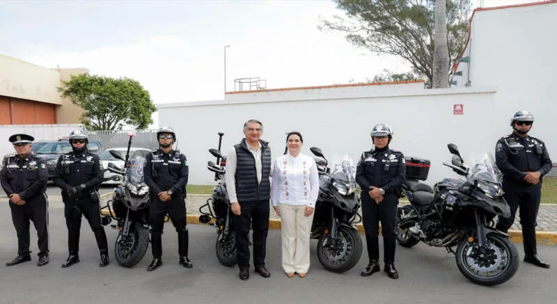 Mónica Villarreal fortalece la seguridad vial con nuevas motopatrullas en Tampico