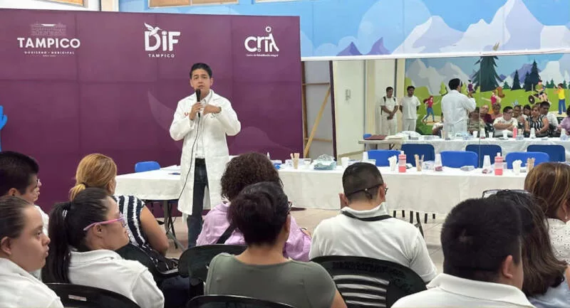 DIF Tampico y UAT inician programa de salud bucal para familias del CRI