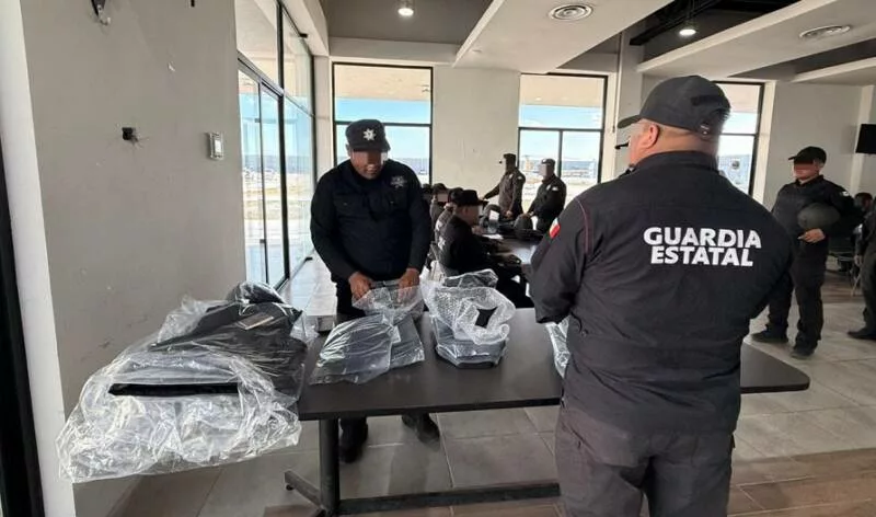 Entrega SSPT equipo táctico a la Guardia Estatal