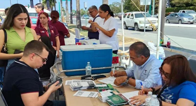 Tamaulipas segundo lugar nacional en estrategia de vacunación contra el sarampión
