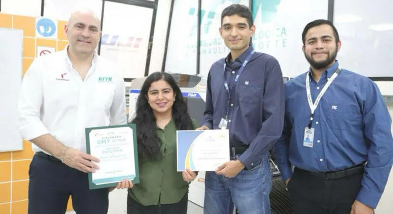 Forma UTTN talento especializado en ensamble electrónico con diplomado SMT