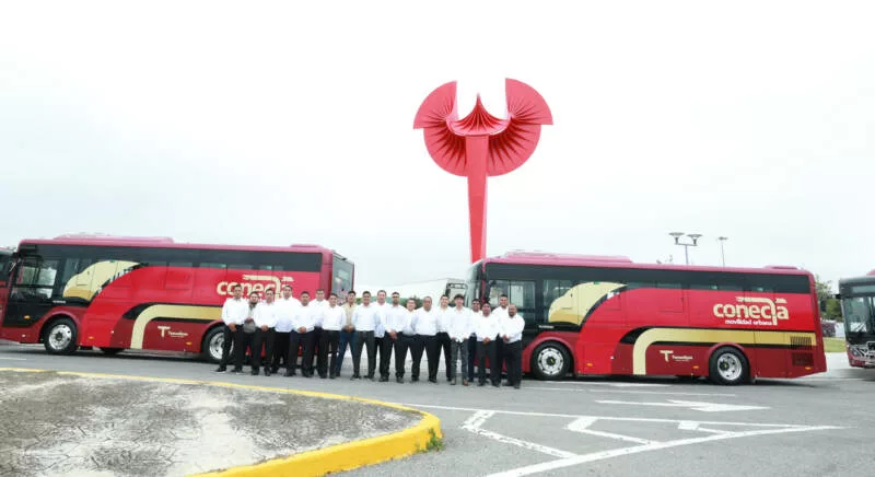 Supervisa gobernador unidades del nuevo sistema de transporte público de Tamaulipas
