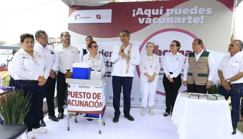 Arranca Américo Semana Nacional de Vacunación en Tamaulipas; aplicarán más de 48 mil dosis