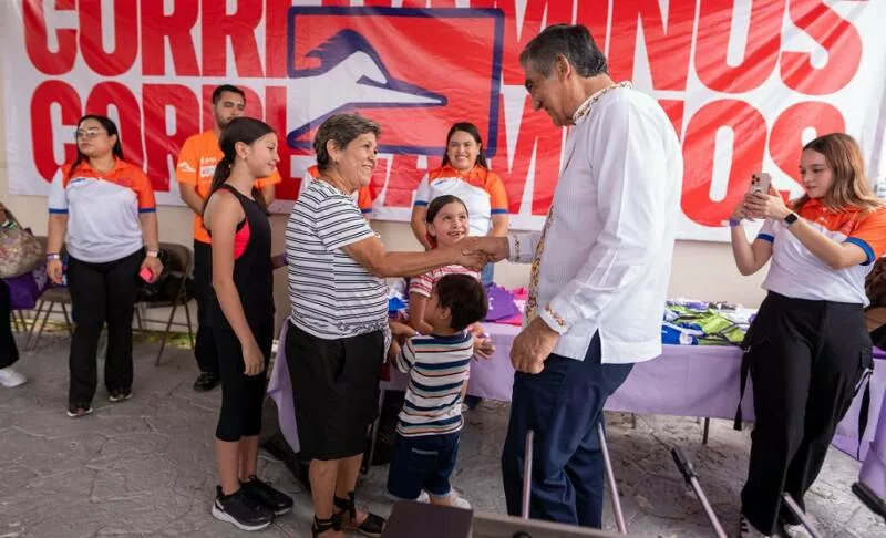 Américo Villarreal y Dámaso Anaya disfrutaron de las amenidades de la UAT en el DIFzania 2026