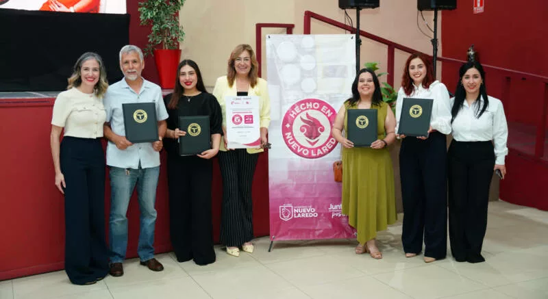 Emprendedores locales reciben distintivos “Hecho en México” y “Hecho en Tamaulipas”