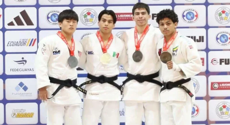 Brillan tamaulipecos en Panamericano de Judo; Eduardo Sagástegui gana el oro
