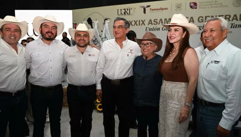 Fortalece Américo Villarreal liderazgo ganadero de Tamaulipas y reconoce a productores de Nuevo Laredo