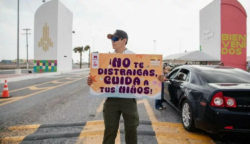 Refuerzan seguridad infantil en Playa Bagdad: DIF Matamoros instala módulos de "Niño Perdido"