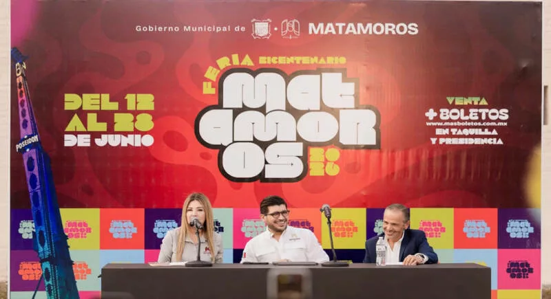 Presenta Beto Granados la Feria Bicentenario Matamoros 2026: una celebración de primer nivel