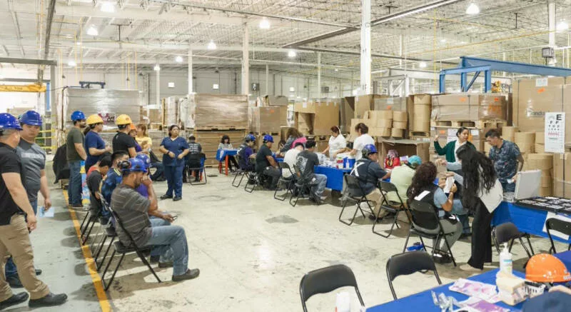 Respalda DIF Matamoros el bienestar integral de los trabajadores de la Maquiladora IAI