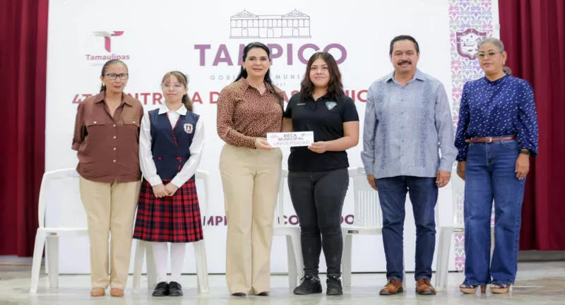 Supera Gobierno de Tampico los 1.3 millones de pesos en programa de becas