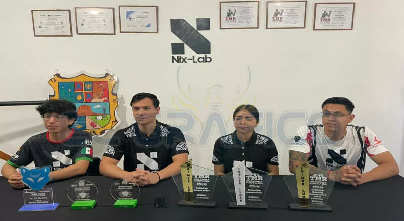 Jóvenes de Nix Lab buscan apoyo para representar a Tamaulipas en RoboCup Corea