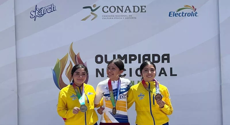 Tiene Tamaulipas campeona de Olimpiada Nacional en Ciclismo