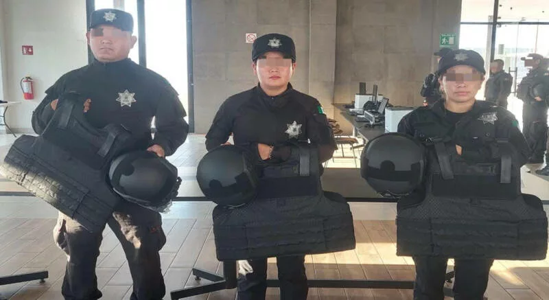 Entrega SSPT equipo táctico a la Guardia Estatal en Nuevo Laredo