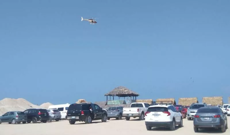 Vigila Agrupamiento Aéreo de la Guardia Estatal  Playa Miramar