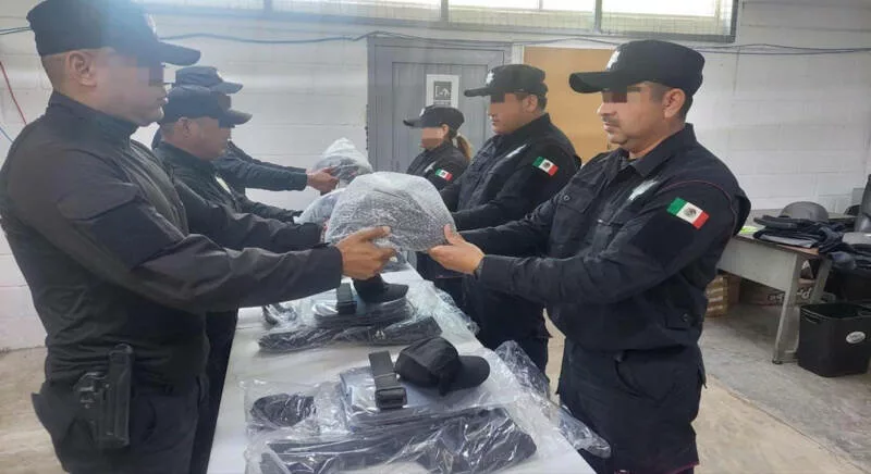 Entrega SSPT equipo táctico a Guardia Estatal en Ciudad Victoria y Tula