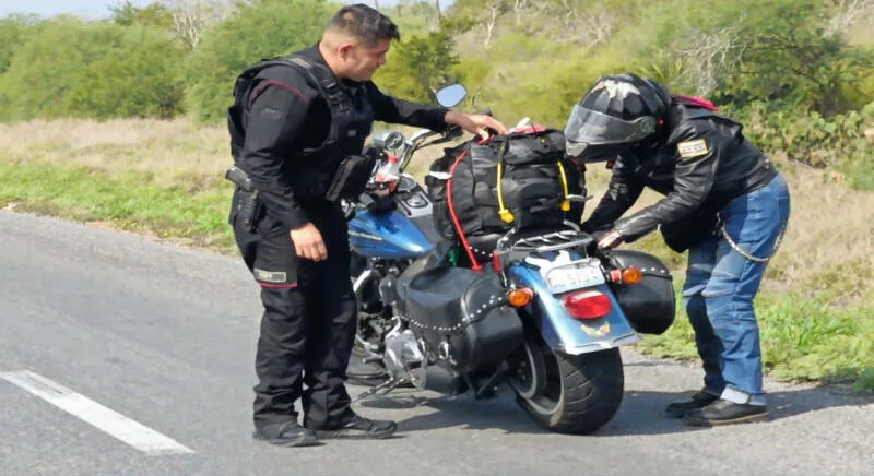 Resguarda Guardia Estatal caravana internacional de motociclistas