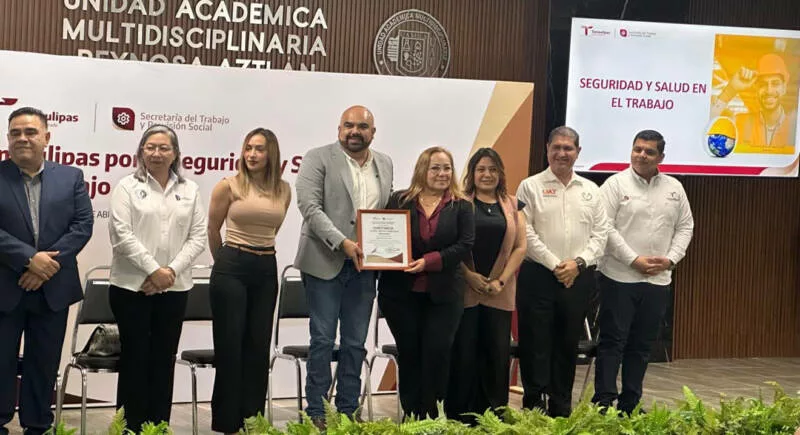 Fortalece STPS cultura de prevención con evento de seguridad y salud laboral en Reynosa