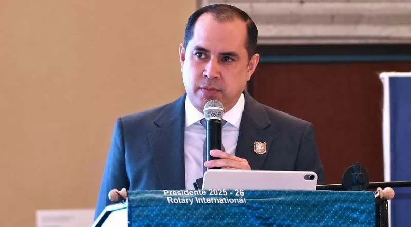 Participa secretario de Finanzas en encuentro rotario y destaca saneamiento financiero de Tamaulipas